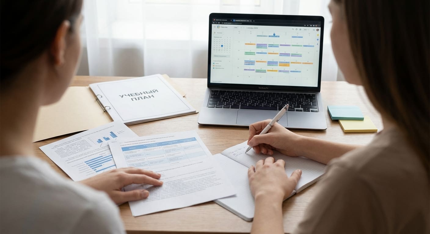 Структурированный учебный процесс с планированием и организацией материалов